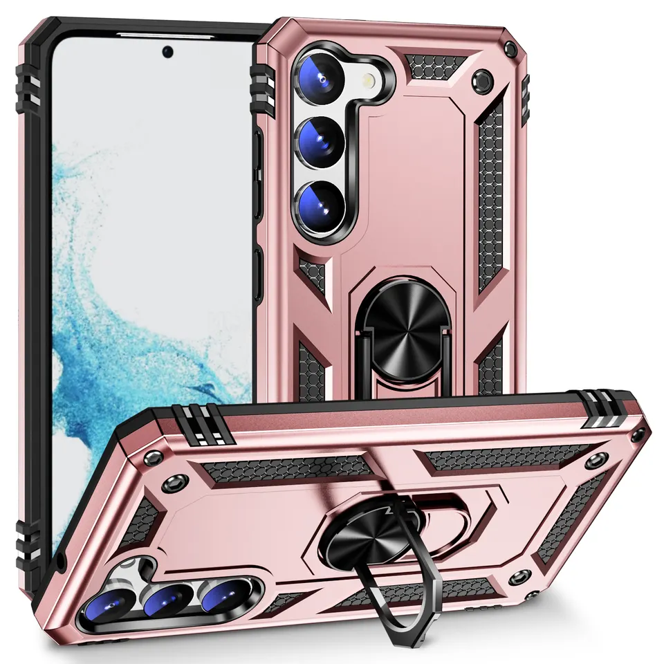 Coque hybride à anneau pour Samsung Galaxy S24 Plus / S25 Plus Coque hybride à anneau pour Samsung Galaxy S24 Plus / S25 Plus